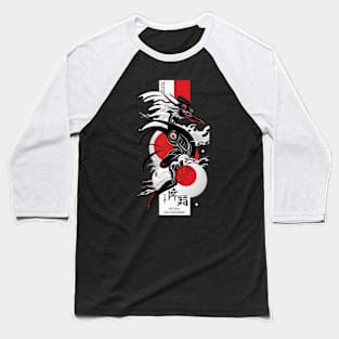 Futuristic Japanese Style T-Shirt Baseball T-Shirt